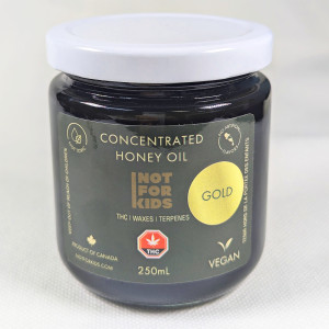 Not For Kids 250ml Processed THC Honey Oil Gold