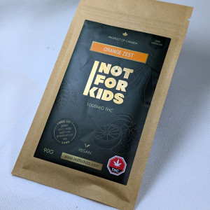 Not For Kids 1000ml Vegan* THC Cannabis Chocolates (Dark/Dark Orange Zest/Cookies and Cream/Milk Vanilla)